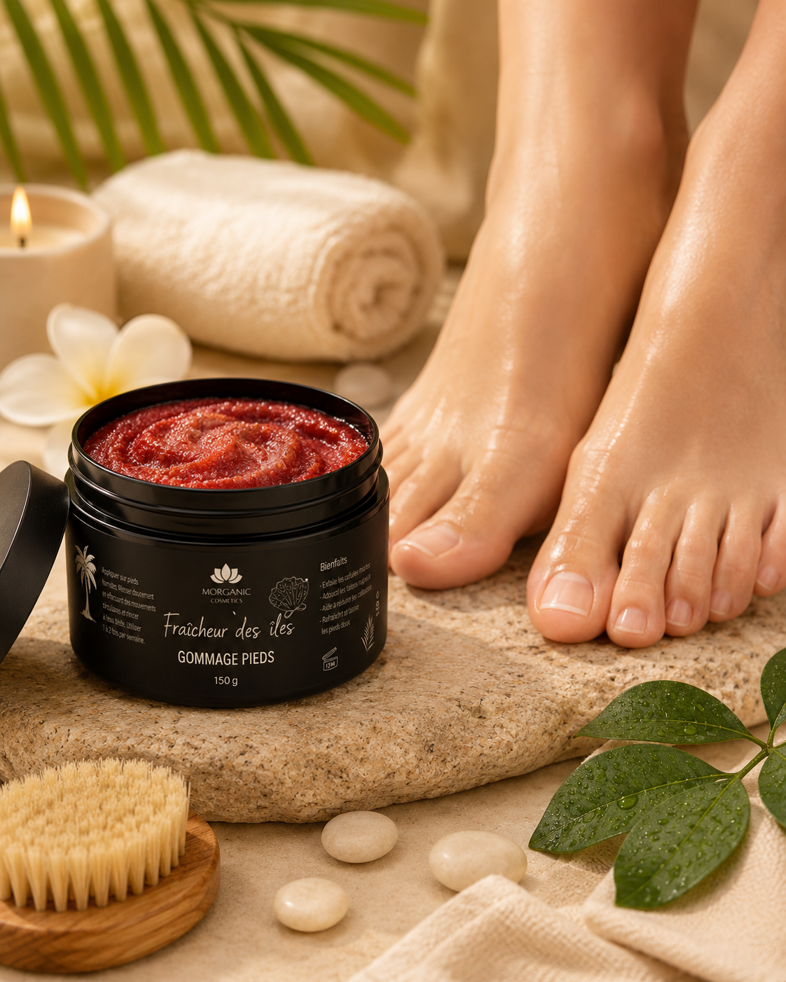 Gommage Pieds Fraîcheur des Îles 150g