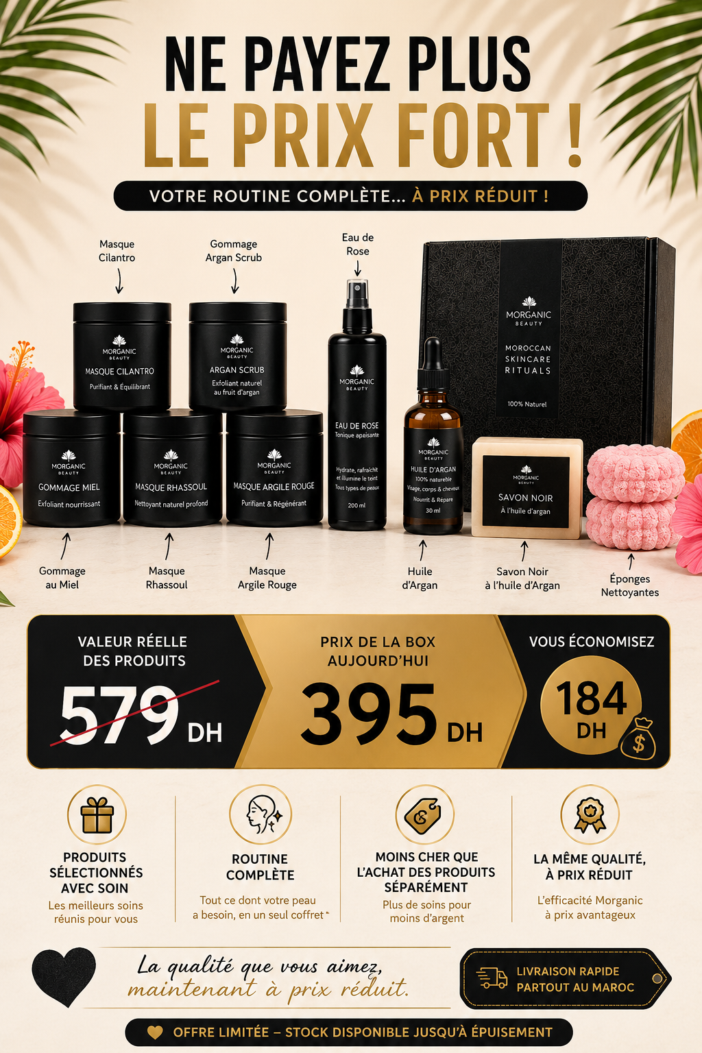 Full Box 8 Produits + 1 Gratuit بوكس مورغانيك الكامل