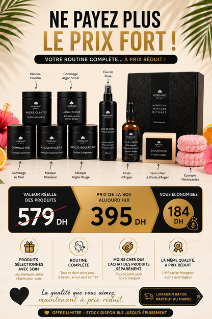 Full Box 8 Produits + 1 Gratuit بوكس مورغانيك الكامل