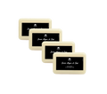 Pack de 4 Savons Visage, soins bio marocains, luxueux pour une peau éclatante et nourrie.