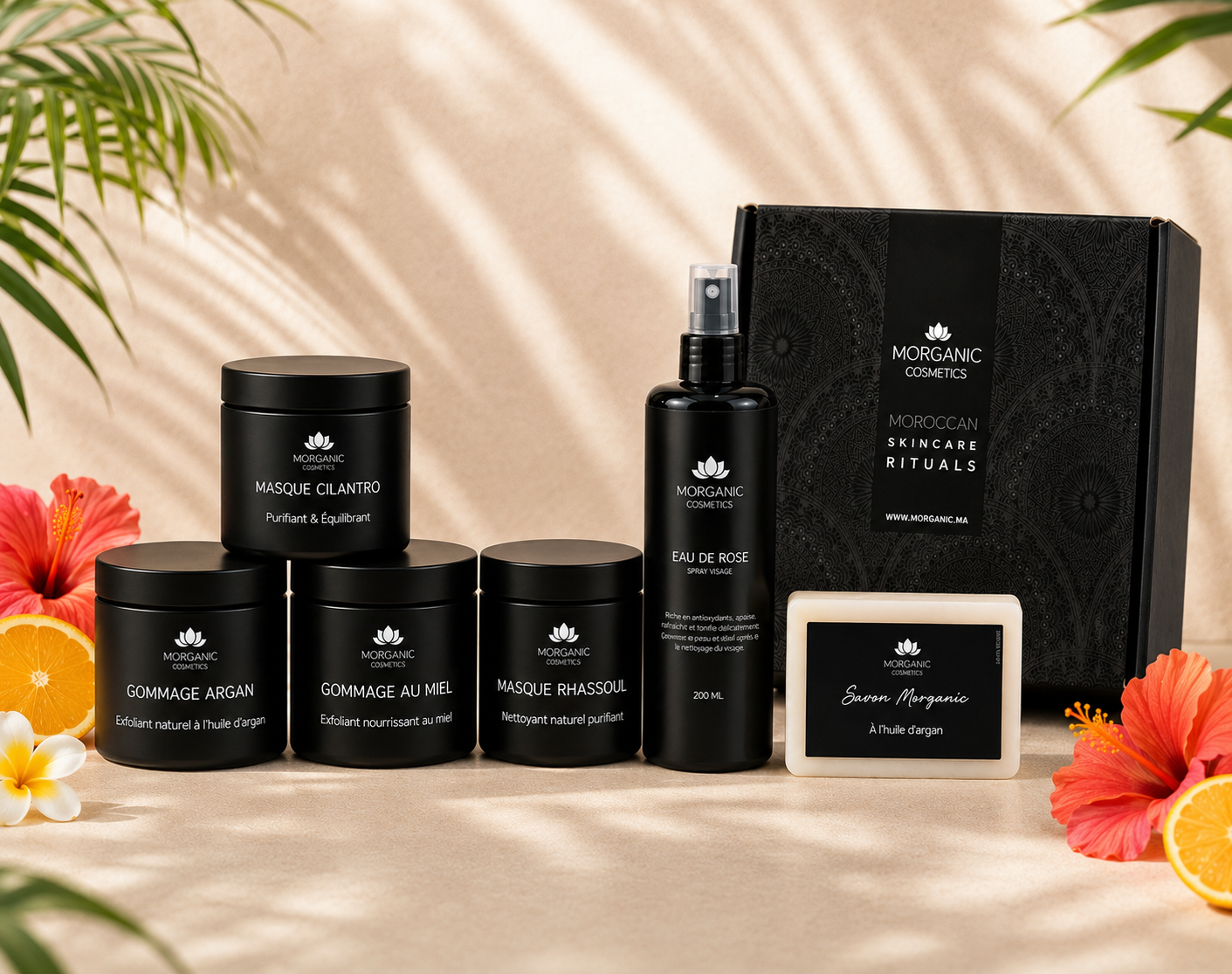 morganic coffrets produits bio